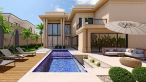 Piscina iGUi Arua - Exemplo com 1 face em acrílico