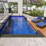 Piscina iGUi Jomon - Exemplo com 1 face em acrílico