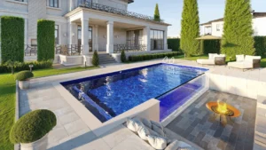 Piscina iGUi Montelupo - Exemplo com 1 face em acrílico